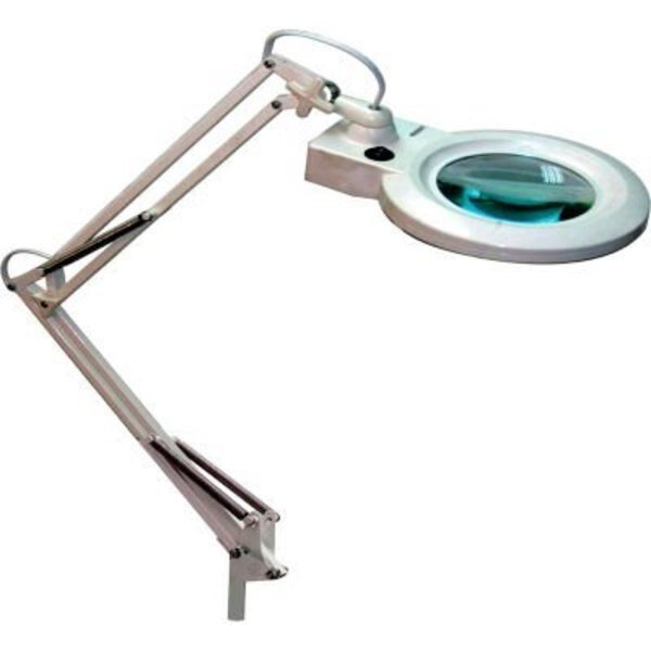 Magnifying Task Lamp, White, 3-Diopter & 5-Diopter, Mg Electronics, Mfr#: LED-210